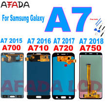 AAA+ A7 LCD Screen For Samsung Galaxy A7 2015 2016 2017 2018 A700 A710 A720 A750 LCD Display Touch Screen Digitizer Replacement 2024 - buy cheap