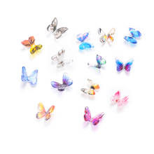 Conector de mariposa de resina dulce, accesorios hechos a mano para la fabricación de joyas, 10 Uds. 2024 - compra barato