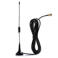 Antena de ventosa GSM de 1M, 900 -1800Mhz, Cable de enchufe SMA de 3dbi, antena de ganancia inalámbrica, Base magnética de Control remoto, 1 ud. 2024 - compra barato