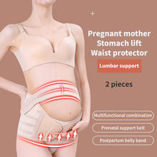 Cinturones de maternidad para mujeres embarazadas, cinturón para el cuidado de la cintura, banda de soporte para el Abdomen, Protector de espalda, ropa de maternidad para embarazadas 2024 - compra barato