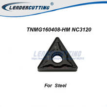 TNMG160404 160408 NC3120 *10pcs cutting blade,Turning Inserts for Lathe Holder WTJNR/MTJNR/MTENN,Turning Tip for Stainless Steel 2024 - buy cheap