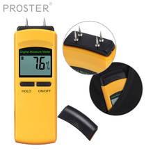 PROSTER Digital Moisture Meter Measuring Fire Wood Plaster Walls LCD Display Humidity Meter 0-40% Range Damp Detector Tester 2024 - buy cheap