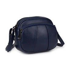Women Sling Shoulder Bag genuine leather Purse Crossbody Bags Lady Simple Mini Shoulder Small Shell Messenger Bag Bolsa Feminina 2024 - buy cheap
