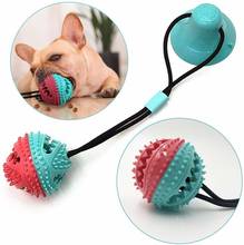 Yooap brinquedo de mastigar para cachorro, durável, tug de guerra com ventosa, brinquedo de mastigar para cachorro, bola de treinamento, cuidados dentários, limpeza dos dentes 2024 - compre barato