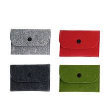 1Pcs Fashion Car Key Bag Wallet Purse Woolen Felt Keychain Holder Pocket Keys Organizer Pouch Case Bag for Men Housekeeper 2024 - buy cheap