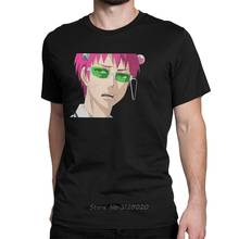 Saiki's Confused Face The Disastrous Life Of Saiki K T-Shirt Men Cotton T Shirt Anime Tops Kusuo Manga Kaidou Short Sleeve Tees 2024 - buy cheap