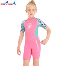 Traje de neopreno de 2020mm para niños y niñas, traje de buceo con protección UV, traje de buceo de una pieza, mantiene el calor, 2,5 2024 - compra barato