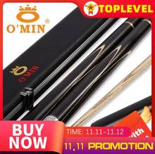 O'MIN ENLIGHTEN 3/4 Piece Snooker Cue with Case with Extension 9.5/10mm Tip Black 8 Cue Billiard Cue Stick Ash Snooker Cue 2024 - buy cheap