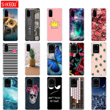 Capa de silicone tpu para samsung galaxy, para s20 plus, s20 ultra s 20 + 2024 - compre barato