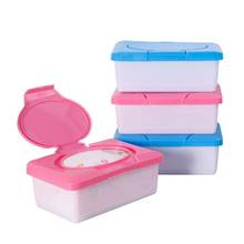 Wet Tissue Storage Box Plastic Case Home Car Office Wipes Holder with Buckle Lid Household Plastic Dust-proof Tissue Box 2024 - buy cheap