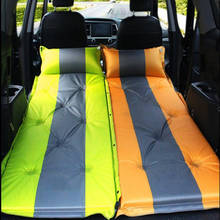 Almofada à prova de umidade inflável com travesseiro ultraleve colchão de ar portátil ao ar livre esteira cama de viagem de carro ar automático universal 2024 - compre barato