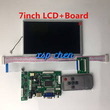 Free Shipping 7inch 60pin VGA + 2AV + HDMI universal TTL display LCD controller HDMI monitor driver board HSD070IDW1 E11 E13 E15 2024 - compre barato