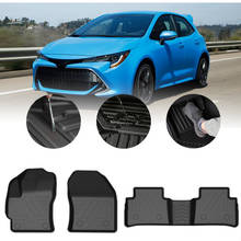 Almohadilla de pie envolvente para Toyota Corolla Sedan/Hybrid 2020, alfombrilla de goma antideslizante impermeable, accesorios para coche, TPE 2024 - compra barato