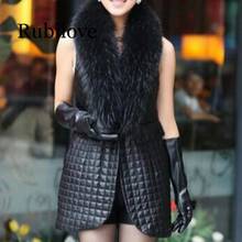 Furry 2019 Winter Women's Faux Fur Coat Artificial Fur Vest Furry Vests Femme Jackets Plus Size Fur Fake Fur Gilet 2024 - buy cheap