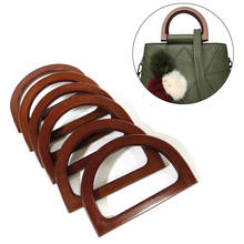 Substituição de alça de bolsa de madeira em forma redonda, ferramenta de bolsa de ombro faça você mesmo, 1 peça 2024 - compre barato