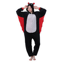 Disfraz de murciélago Kigurumi para niño y niña, Mono de Invierno para mujer, disfraz de Animal, Anime, suave y elegante, para Cosplay 2024 - compra barato