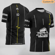 Футболка PUBG для киберспортсменов, униформа для команды 4AM, с именем фаната, игровая футболка для мужчин, женщин, мужчин, индивидуальная ID футболка 2024 - купить недорого