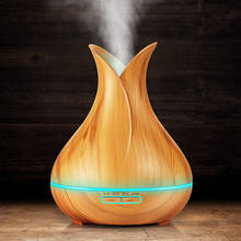 400ml Hot Sale LEDLight Ultrasonic Air Humidifier Mist Maker Fogger Electric Aroma Diffuser Essential Oil Aromatherapy Household 2024 - купить недорого