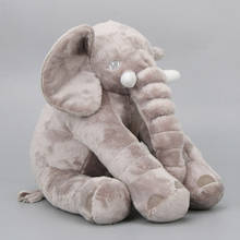 40/60cm lovely Plush soft Elephant Doll Toy Kids Sleeping Back Cushion Cute Stuffed Elephant Baby Accompany Doll Xmas 2024 - buy cheap