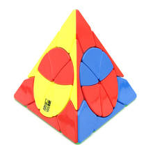 Original High Quality Petal Pyramid 3x3x3 Magic Cube YJ 3x3 Speed Puzzle Christmas Gift Ideas Kids Toys 2024 - buy cheap