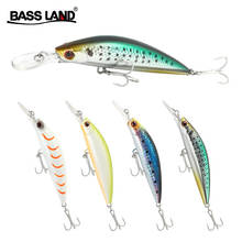 Bassland Sinking Minnow Fishing Lures 70mm 15g Long Casting Hard Bait for bass pike Fishing Tackle 2024 - buy cheap