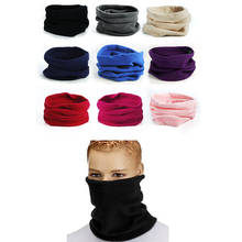 3 In 1 Men Women Unisex Polar Fleece Snood Hat Neck Warmer Face Scarf Cap Warm Winter Bonnet Scarf Beanie Balaclava Бандана #30 2024 - buy cheap