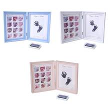 Newborn Baby Hand Foot Ink Pad Print Infants Full Moon Age Growth Photo Frame 2024 - buy cheap