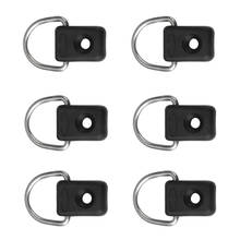 6pcs Black Stainless Steel Canoe Kayak Boat D Ring Fitting Fishing Rigging 2024 - buy cheap