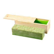 Caja Rectangular de madera con revestimiento Flexible para fabricación de jabón, molde de silicona para jabón artesanal, herramientas para hacer jabón 2024 - compra barato