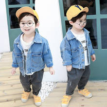 Cute Jean Spring Autumn Coat Outerwear Top Children Clothes Kids Costume Teenage School Boy Clothing High Quality 2024 - buy cheap