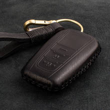 1 чехол для автомобильного ключа из натуральной кожи, чехол для ключа без ключа для Toyota Camry CHR Prius Corolla RAV4 chr Prado, брелок для ключей 2024 - купить недорого