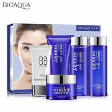 Miracle Blueberry Skin Care Set Moisturizing Essence Face Cream Toner Lotion Facial Cleanser BB Cream Brightening Anti Aging 5PC 2024 - buy cheap