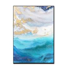 The Sea Is Very Rough Abstract Oil Painting On Canvas For Living Room Home Decor Pictures Wall Art Paintings 100% Handpainted 2024 - buy cheap