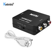 kebidu Mini 1080p Video Cable HDMI-compatible to AV Composite RCA CVBS Video Audio Signal Wire Cord 1.4m Adapter Converter 2024 - buy cheap