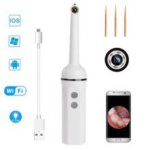 Câmera dental sem fio hd endoscópio intraoral wi fi dente handheld oral borescope inspecionar câmera dentes ferramenta de branqueamento para o telefone 2024 - compre barato