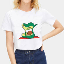 Camiseta feminina estampa melancia e abacaxi focal20, moda urbana casual, gola redonda, para garotas, camisetas básicas para o verão 2024 - compre barato
