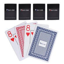 High Quality Poker Card 100% Waterproof Plastic PVC Playing Cards Sets Classic Magic Tricks Poker Club Card 1 Deck Customizable 2024 - buy cheap