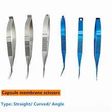 Tijeras de membrana de cápsula de 12,5 cm, instrumento de tijeras de microcirugía oftálmica 2024 - compra barato