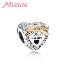 MISSITA Letter Love Charms Married fit Brand Original Charm Bracelet Accessories DIY Jewelry Women Bracelets Gifts 2024 - buy cheap