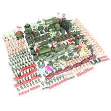 Set of 325pcs Plastic 5cm Army Men Soldiers &  Vehicles Accessories Playset Kits Kids Toy 2024 - buy cheap