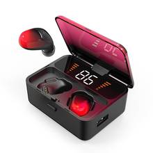 Es01 bluetooth 5.0 fone de ouvido tws ipx5 à prova d3d água 3d estéreo sem fio handsfree esportes earbus gaming headset com microfone para o telefone 2024 - compre barato