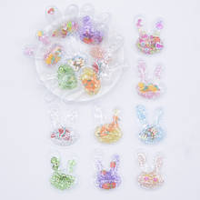 32Pcs 30*38mm Rabbit Filling Shake Fruits Clay & Crystal Diamonds Appliques for DIY Headwear Hair Clips Band Bow Accessories P46 2024 - buy cheap