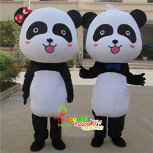Disfraz de oso Panda para mascota, trajes de fiesta, ropa publicitaria, carnaval, evento de Halloween, ropa de dibujos animados Unisex, Cosplay 2024 - compra barato
