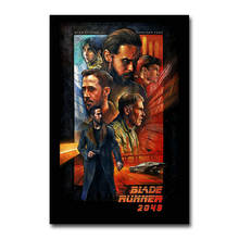 Blade Runner 2049-Póster de pared de tela de seda, decoración artística, pegatina brillante, película 2 2024 - compra barato