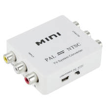 Mini Portable PAL to NTSC or NTSC TO PAL Bi-directional Dual-Way TV Format Video System Converter Composite Connection 2024 - buy cheap