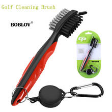 BOBLOV Golf Club Brush Retractable Clip with Spike Cover for Groove Shoes Cleaning Lightweight 2024 - buy cheap