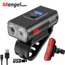 Bicycle Lights LED Headlight USB Rechargeable Lantern Power Mountain Bike Front Lamp And Rear Light Flashlight Cycling Equipment 2024 - buy cheap