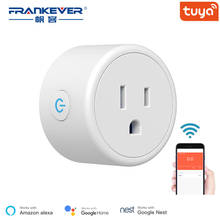 FrankEver Mini US Wifi Smart Plug Surge Protector 110-230V Voice Control Timer Smart Socket Work with Alexa Google Home Tuya 2024 - buy cheap