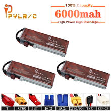 High Rate 11.1v 6000mAh Lipo Battery For RC Helicopter Parts 3s Lithium battery 11.1v 45C RC Cars Airplanes Drone Battery T/XT60 2024 - buy cheap