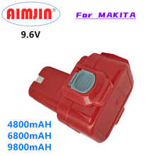 9.6V 4.8/6.8/9.8Ah Power Tools Battery for MAKITA 9120 9122 9133 9134 9135 9135A 6222D 6260D L10 193977-7 638344-4-2 9120 9122 2024 - buy cheap